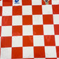 Vintage Croatia Hravatska Lotto 1996-1997 Home Football Shirt Checkerboard Šahovnica Motif Size M Made in Italy Red White