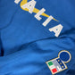 🔥Rare Vintage 90's Italy Italia Nike Premier 1996 1997 1998 Sweatshirt Crew Neck Embroidered Size XL Blue Federazione Italiana Giuoco Calcio