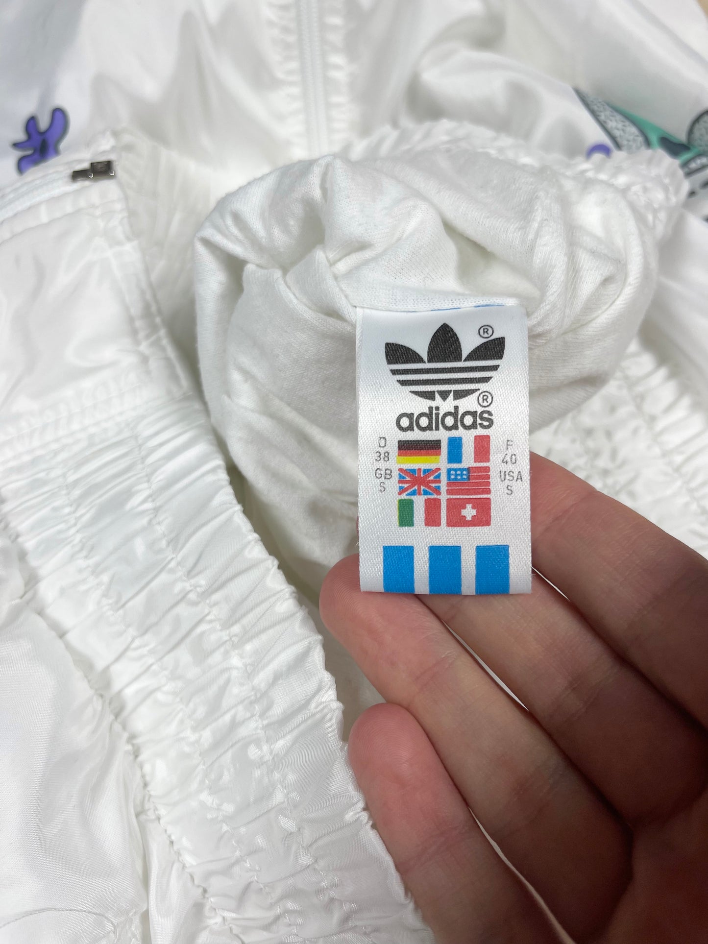 Vintage 80's Adidas Jacket Shell Made in West Germany Boxy M-L