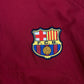 Y2K Barcelona Nike Team 2000 - 2001 Reversible Drill Top 1/4 Zip Red Blue Polyester Nylon Size XL