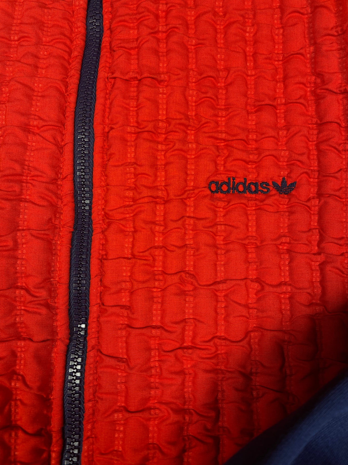 Rare 80's Vintage Adidas Track Top Jacket Made in West Germany Red Blue Size S