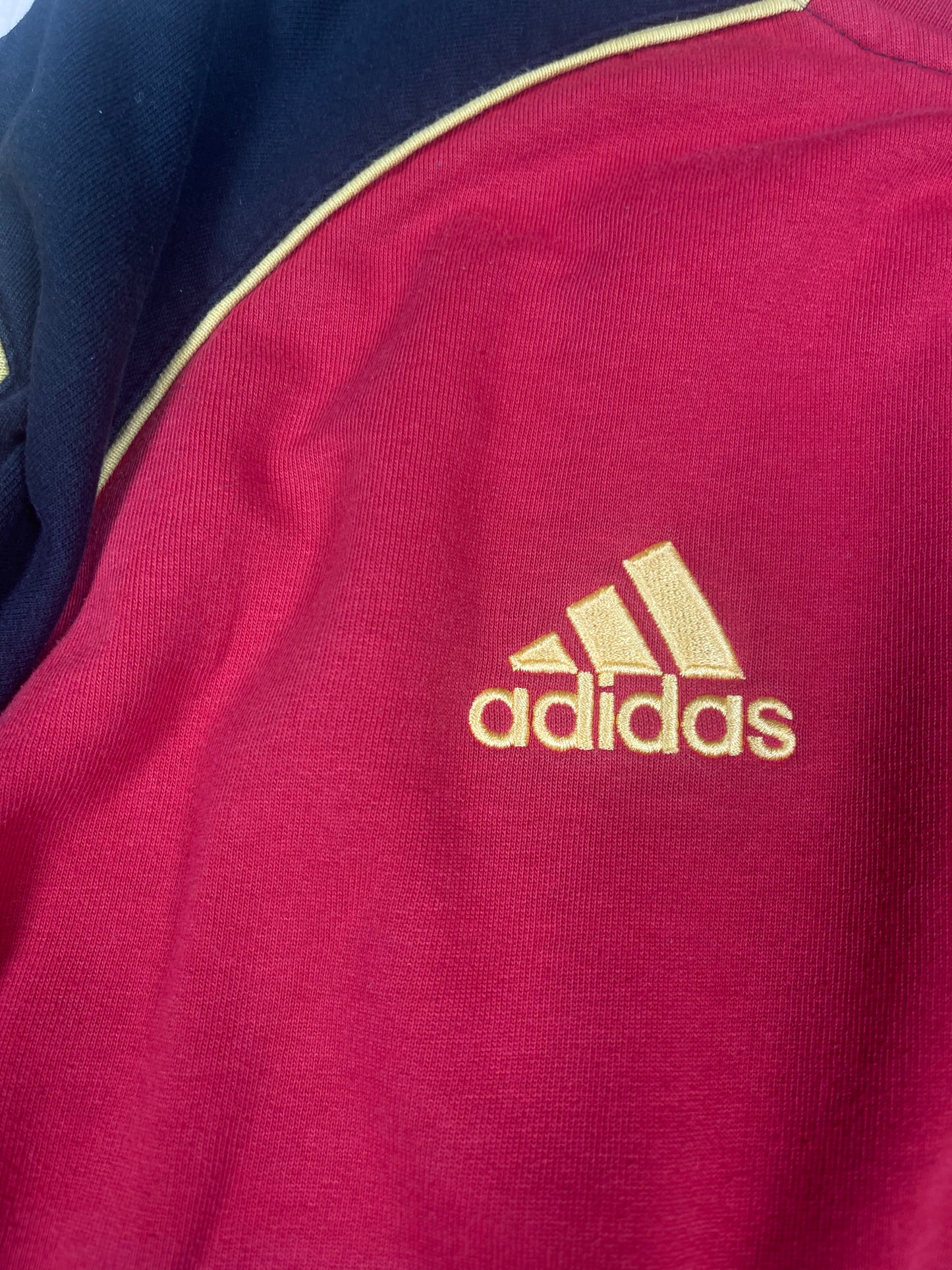 💎 Very Rare Vintage 90's Galatasaray Adidas 1998-1999 Sweatshirt Crew Neck Red Black Yellow Hagi Popescu