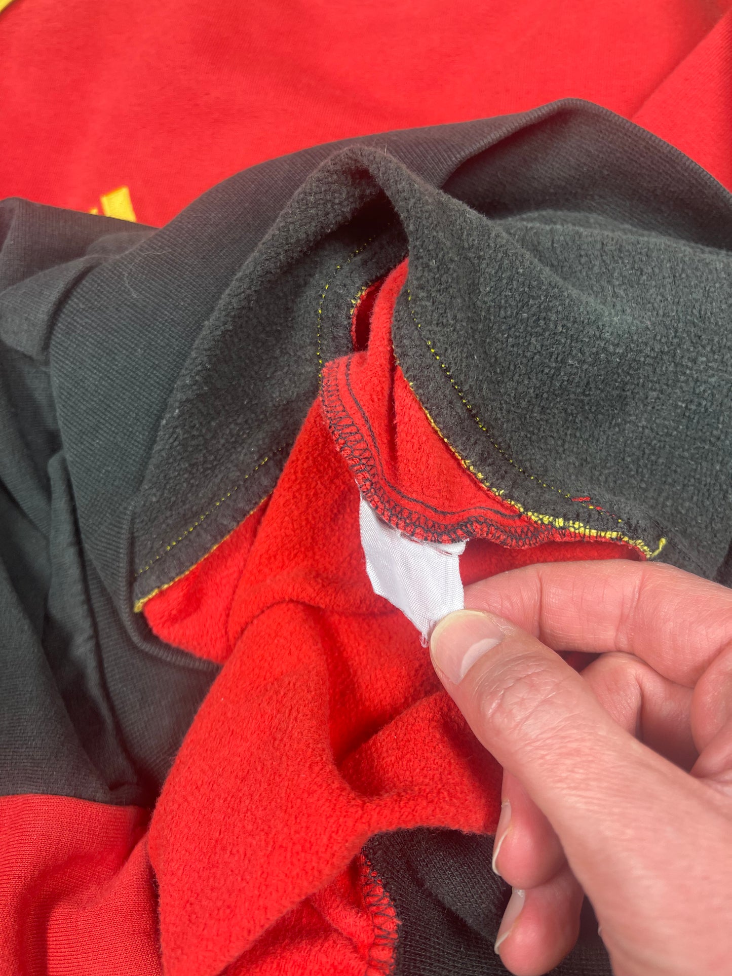 💎 Very Rare Vintage 90's Galatasaray Adidas 1998-1999 Sweatshirt Crew Neck Red Black Yellow Hagi Popescu