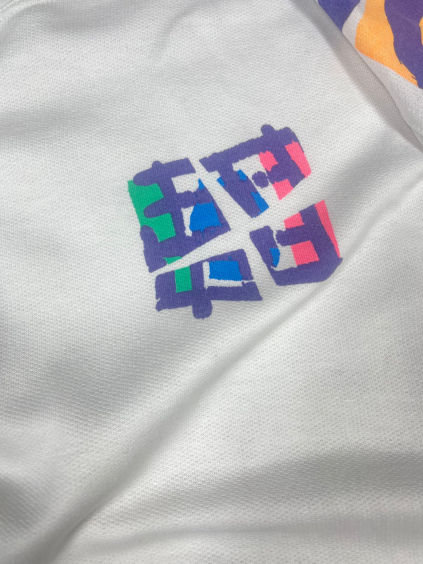 Vintage 80's Adidas Stefan Edberg Tennis Sweatshirt Crew Neck White Made in Yugoslavia Size L-XL