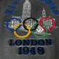 😍 Vintage Adidas Vintage Olympic Centennial Collection London 1948 Empire Stadium Wembley London 1948 July 29 Washed Grey Pullover Sweatshirt Crew Neck Size M