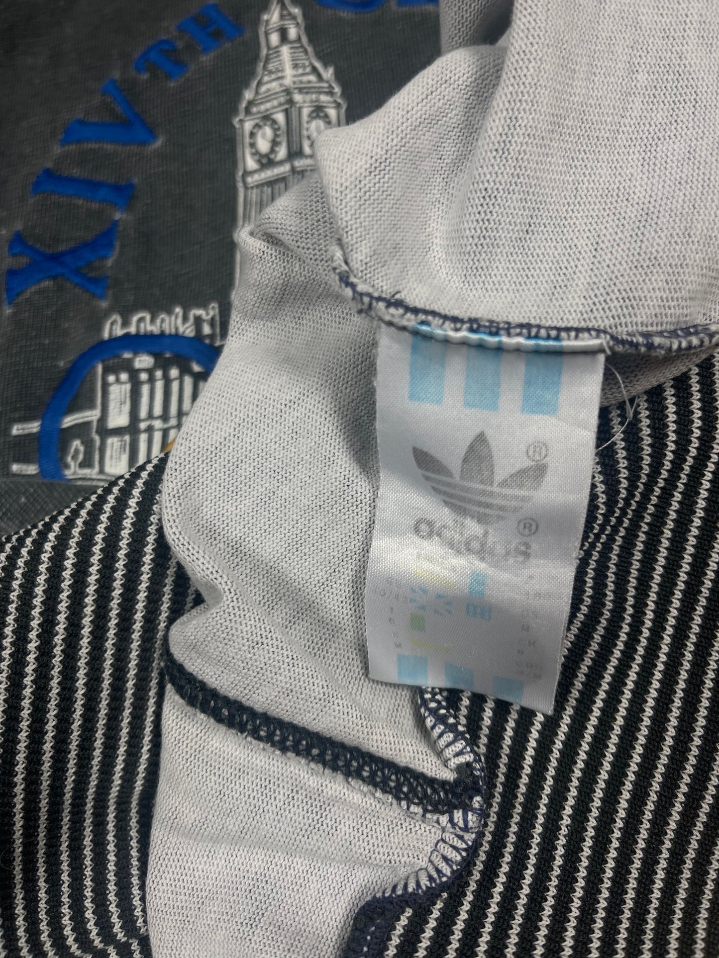 😍 Vintage Adidas Vintage Olympic Centennial Collection London 1948 Empire Stadium Wembley London 1948 July 29 Washed Grey Pullover Sweatshirt Crew Neck Size M