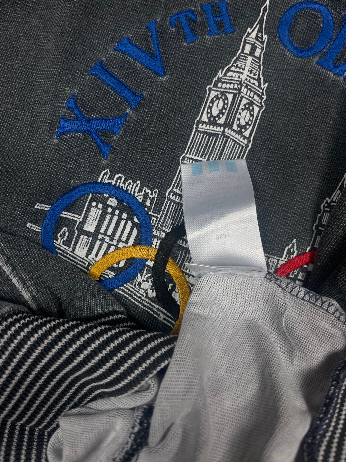 😍 Vintage Adidas Vintage Olympic Centennial Collection London 1948 Empire Stadium Wembley London 1948 July 29 Washed Grey Pullover Sweatshirt Crew Neck Size M