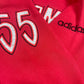 🏀 Vintage Mutombo Dikembe Adidas Sweatshirt Crew Neck 55 Denver Nuggets Atlanta Hawks NBA Basketball Size M