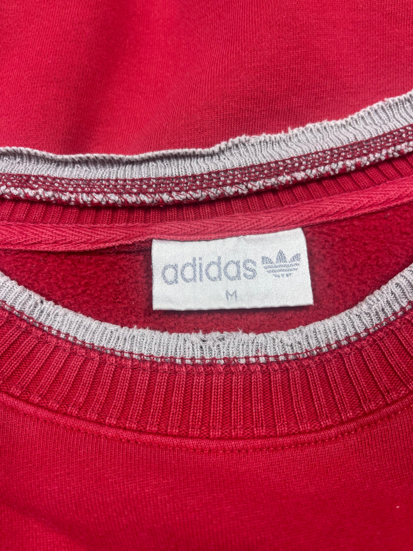 🏀 Vintage Mutombo Dikembe Adidas Sweatshirt Crew Neck 55 Denver Nuggets Atlanta Hawks NBA Basketball Size M