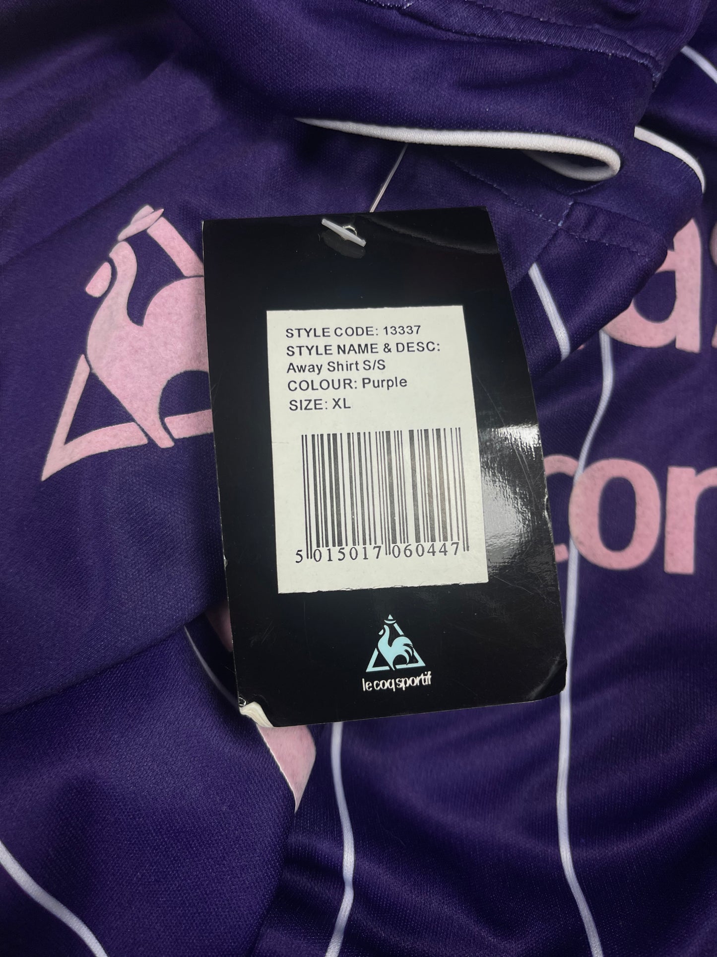 New BNWT NOS Deadstock Manchester City Le Coq Sportif 2007 - 2008 Away Football Shirt Soccer Jersey Thomas Cook.Com Size XL