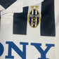 Vintage Juventus Kappa 1999 - 2000 Home Football Shirt Sony Size XL Black White