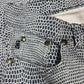 Vintage 90's Roberto Cavalli Jeans Pants Trousers Made in Italy Animal Print Size 30 - Small Snake Print Crocodile Print Mid - Low Waist