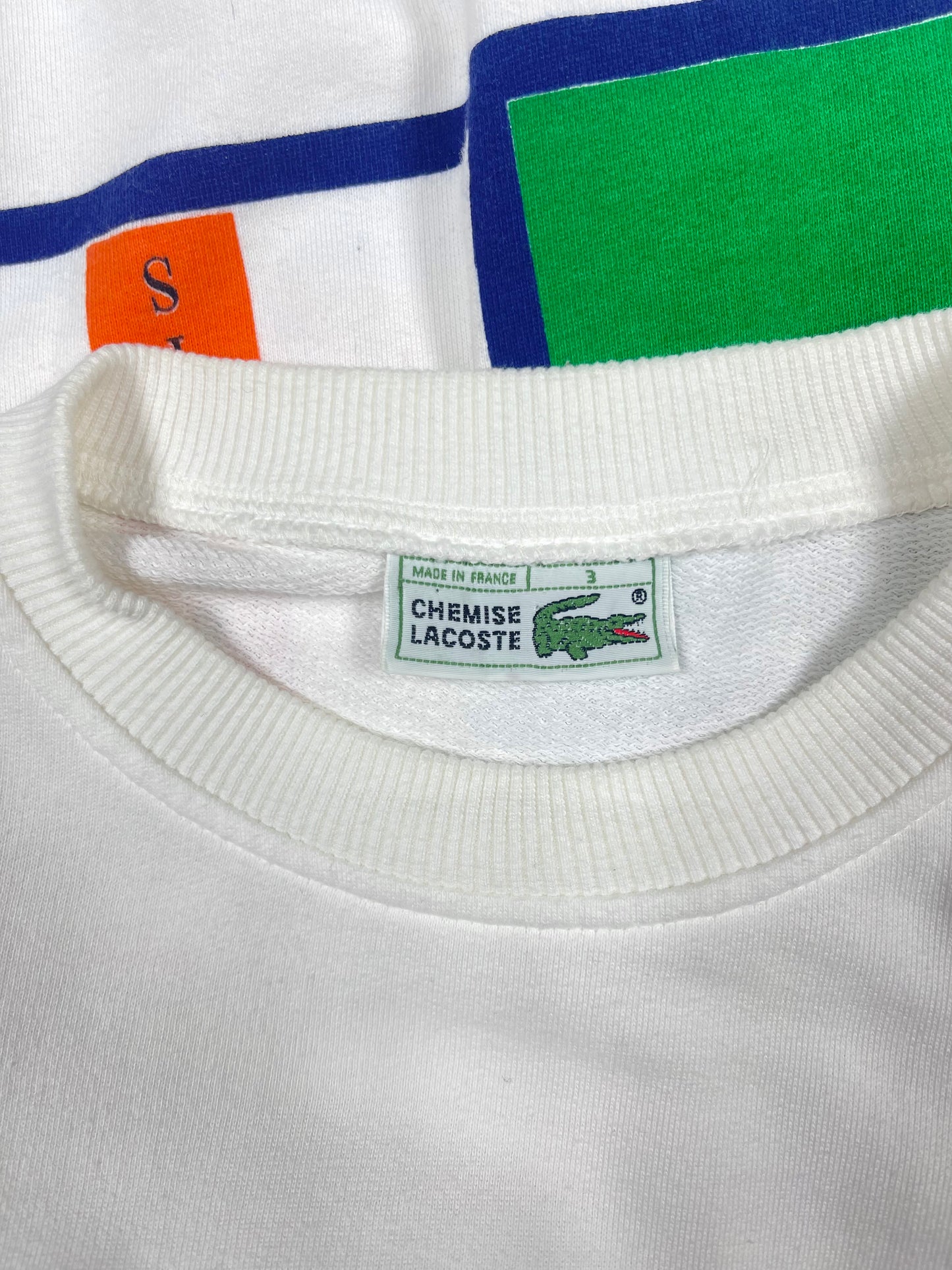 Vintage 80's Lacoste Tennis Sweatshirt