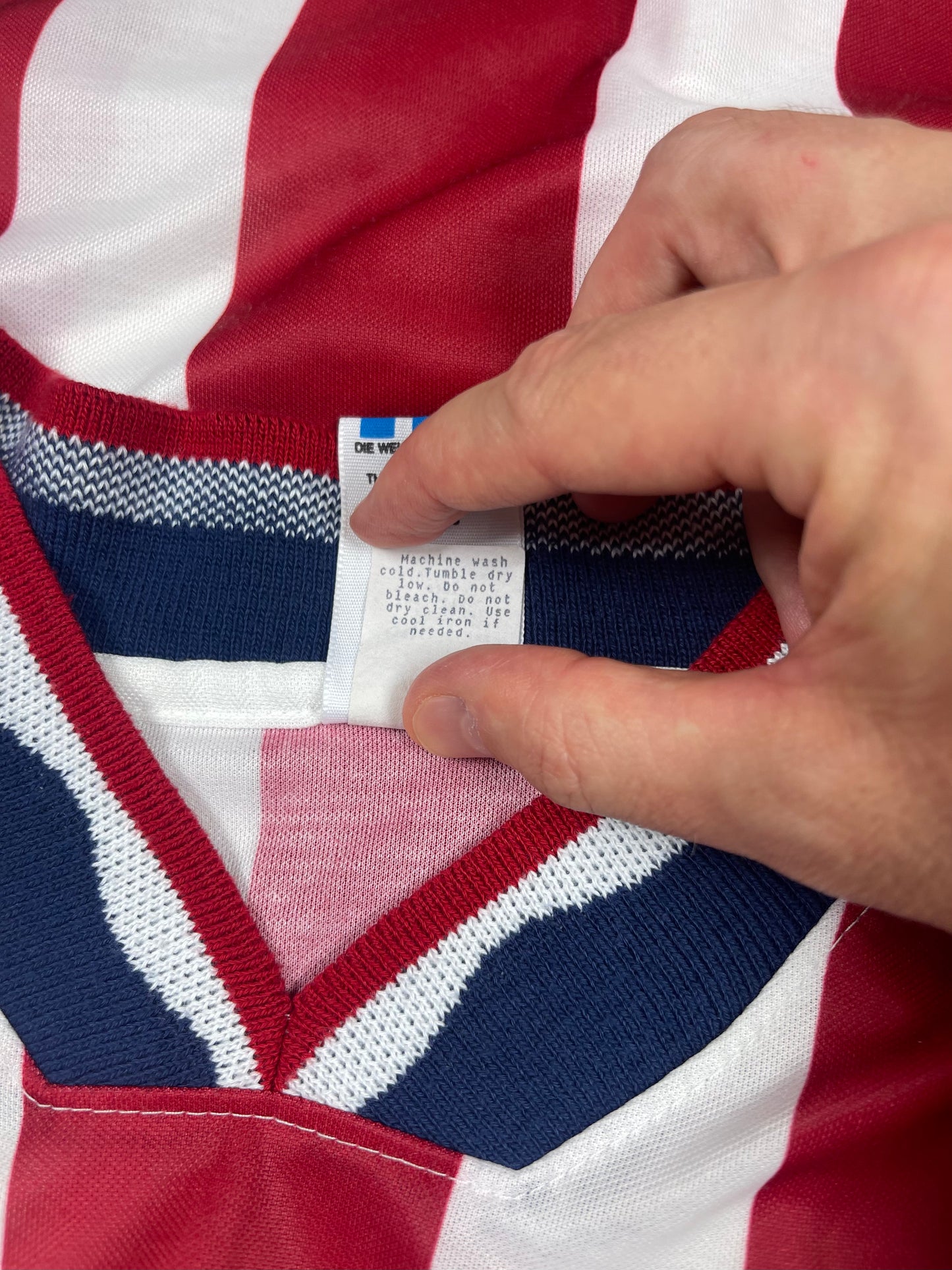 Vintage 90's USA Adidas 1994 Home Football Soccer Jersey Shirt Size S-M Red White USA World Cup '94 Made in USA