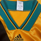 Bayen Munchen Adidas Equipment 1993 - 1995 Away Football Shirt Opel Size XL Yellow Black Green