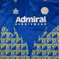 Leeds United AFC Admiral Sportswear 1992 - 1993 Away Football Shirt Made in UK 725 Blue