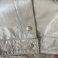 Vintage Y2K Versace Jeans Couture Leather Jacket Made in Italy Size M Beige