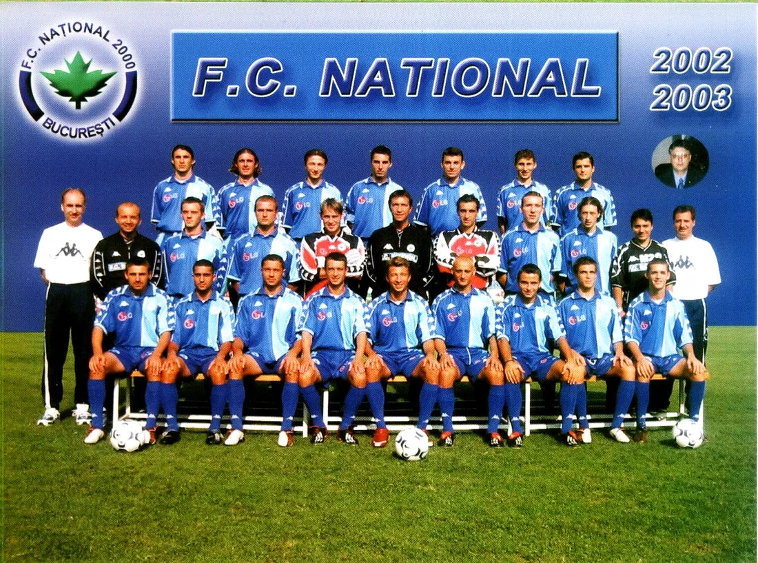 Rare FC National - Progresul (Romania) Kappa 2002 - 2003 Home Football Shirt Size L Made in Italy Long Sleeve