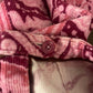 Y2K D&G Dolce & Gabbana Bootcut Pants Trousers Ittierre Spa Retro Psychedelic Paisley Barbie Pink  & Plum Art Nouveau Vibe Corduroy Low Waist Made in Italy Size S-M