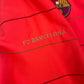 Barcelona Nike 2009 - 2011 Track Jacket Striped Orange Size L