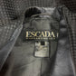 Vintage 90s Escada Margaretha Ley Power Blazer Jacket – Evening Wear Luxury, Structured Shoulders, Sculpted Hourglass Silhouette with Pronounced Darts, Tailored Fitted Cambré Cut, Elongated Shawl Collar Tuxedo Style, Textured Jacquard, Made in Germany