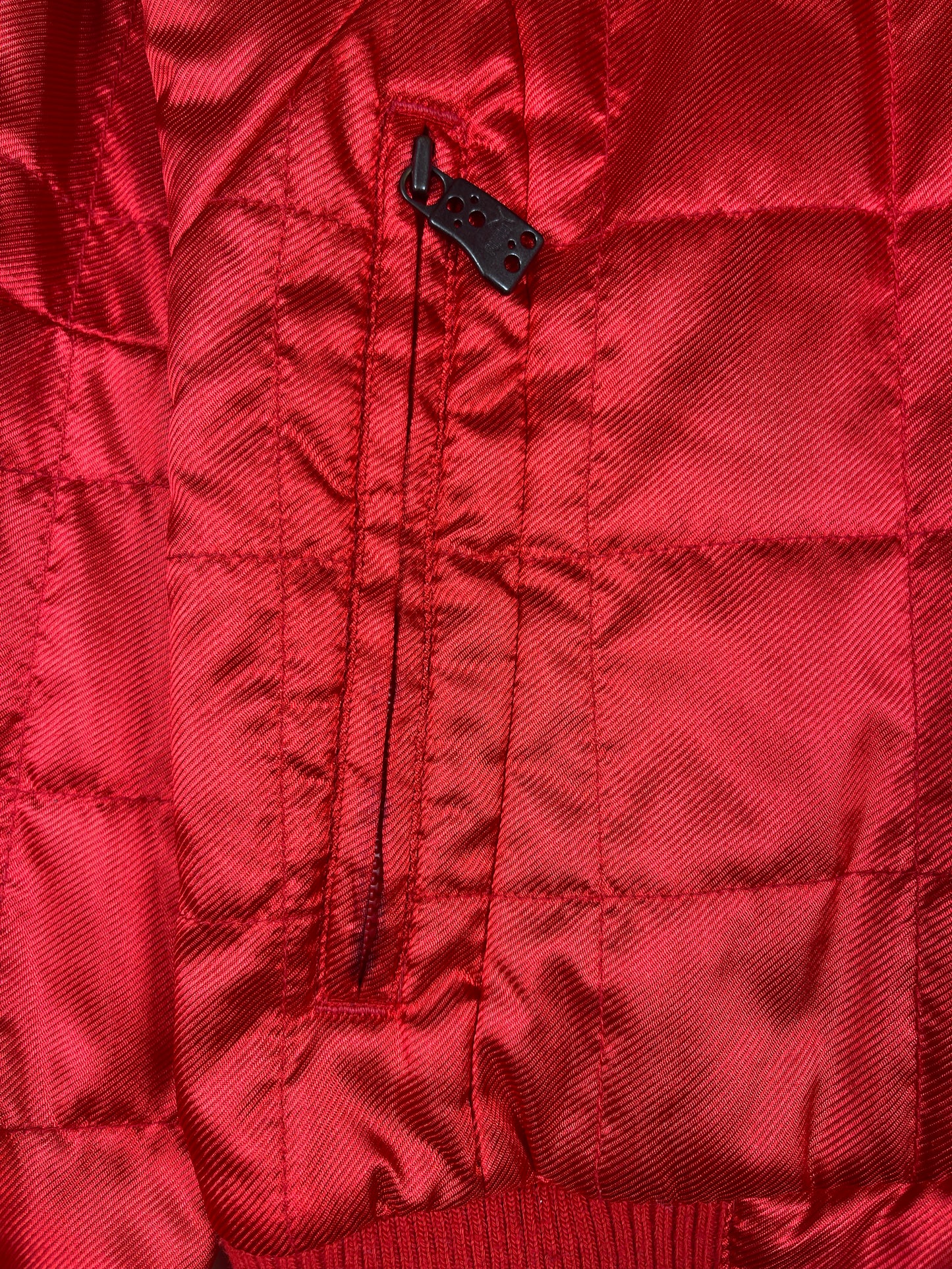 Y2K Puma Ferrari Racing Jacket Sample Red Shiny Size S
