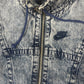 Vintage Nike Challenge Court Acid Washed Denim Jeans Jacket Tennis Andre Agassi John McEnroe Size M Made in Hong Kong