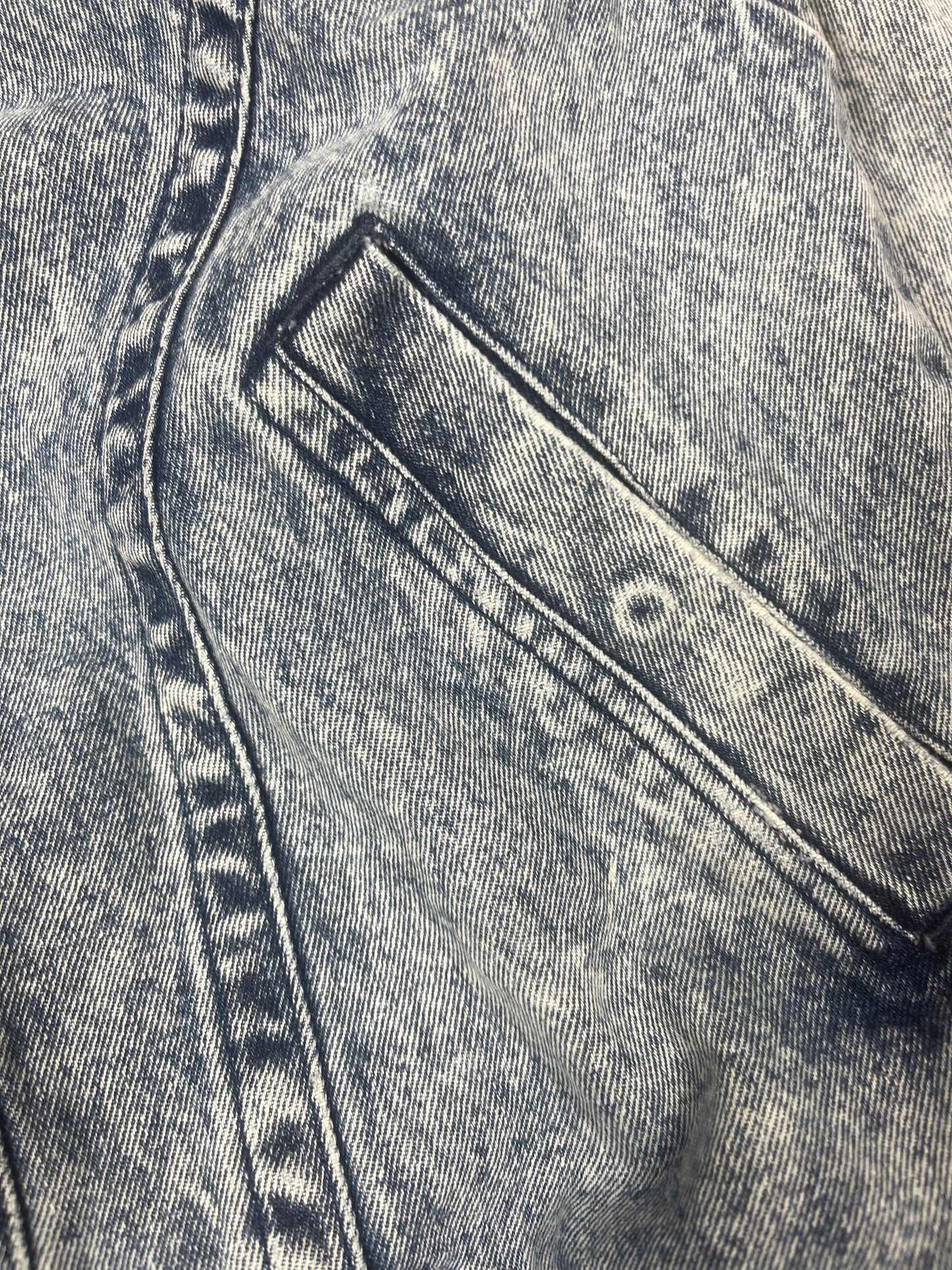 Vintage Nike Challenge Court Acid Washed Denim Jeans Jacket Tennis Andre Agassi John McEnroe Size M Made in Hong Kong