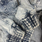 Vintage Nike Challenge Court Acid Washed Denim Jeans Jacket Tennis Andre Agassi John McEnroe Size M Made in Hong Kong