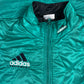 Vintage 90's Adidas Equipment Parka Jacket Coat Quilted Green Size L-XL