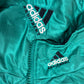 Vintage 90's Adidas Equipment Parka Jacket Coat Quilted Green Size L-XL