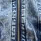 Vintage Nike Challenge Court Acid Washed Denim Jeans Jacket Tennis Andre Agassi John McEnroe Size M Made in Hong Kong