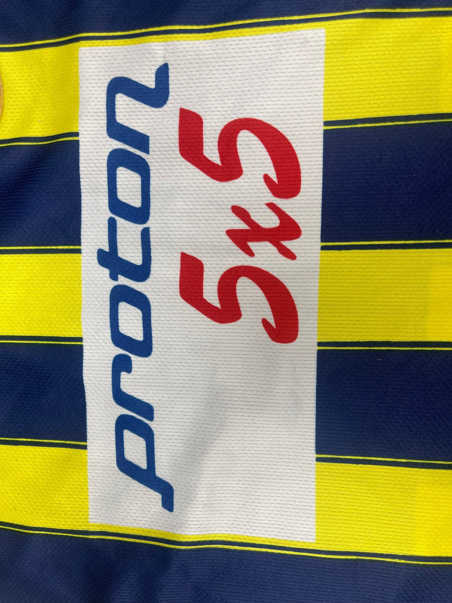 Vintage Fenerbahce Adidas 1998 - 1999 Home Football Shirt Proton 5 * 5 Yellow Blue White Size XL