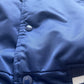 Vintage Adidas 2000 New York NY Baggy Thick Varsity Bomber Jacket College Baseball Jacket Navy Blue Shiny Size M-L