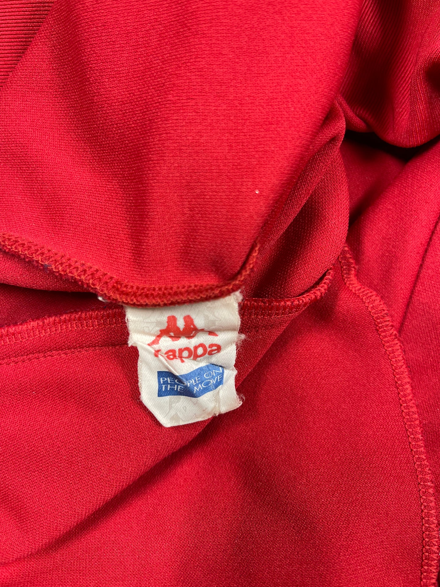 Rare Vintage 90's FK Crvena Zvezda Red Star Belgrade Kappa Sweatshirt Size XL Red Polyester
