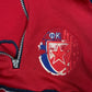 Rare Vintage 90's FK Crvena Zvezda Red Star Belgrade Kappa Sweatshirt Size XL Red Polyester