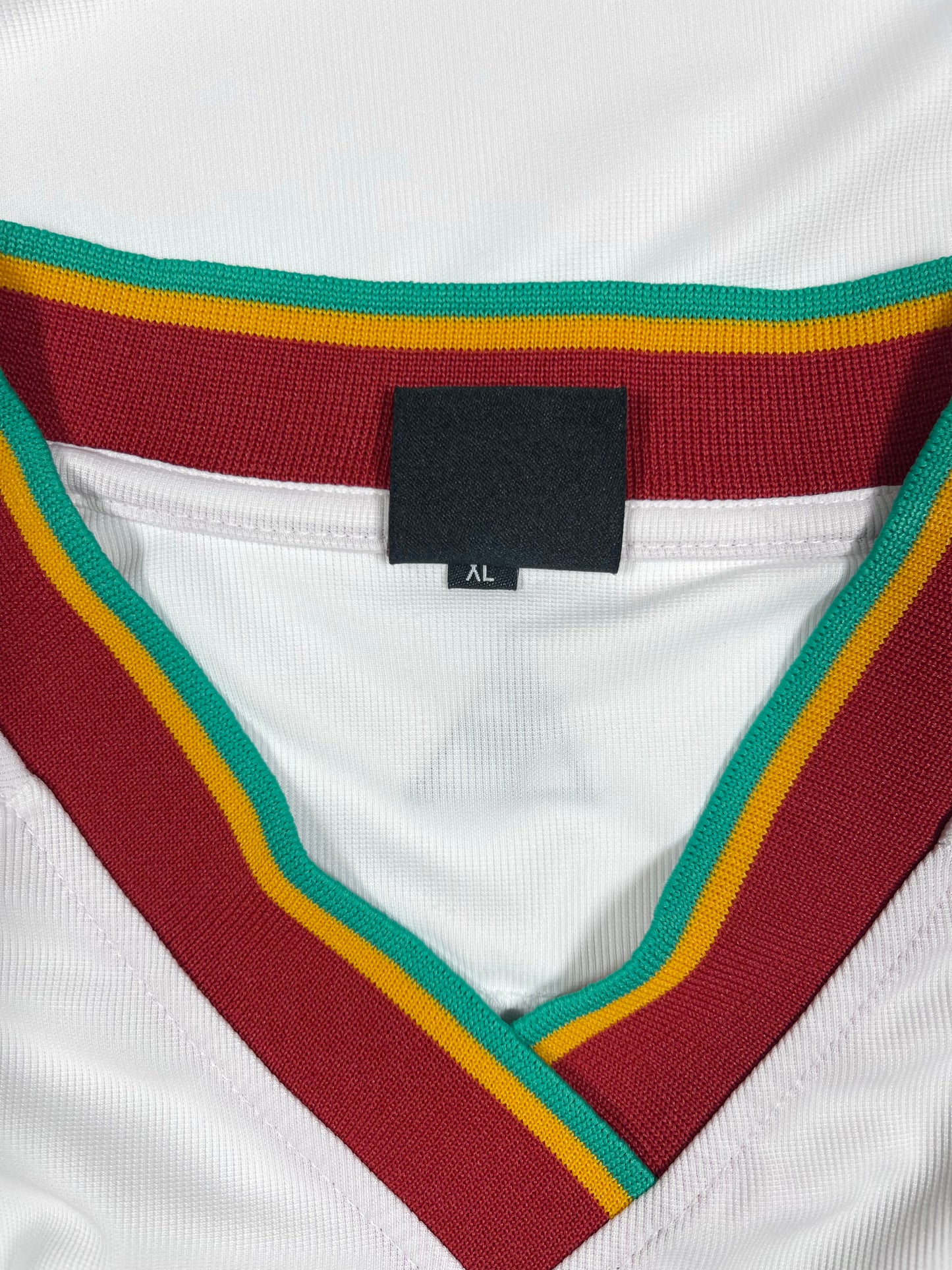 Y2K Senegal Le coq Sportif  2002 - 2003 - 2004 Home Football Shirt Size XL White World Cup 2002 Japan South Korea