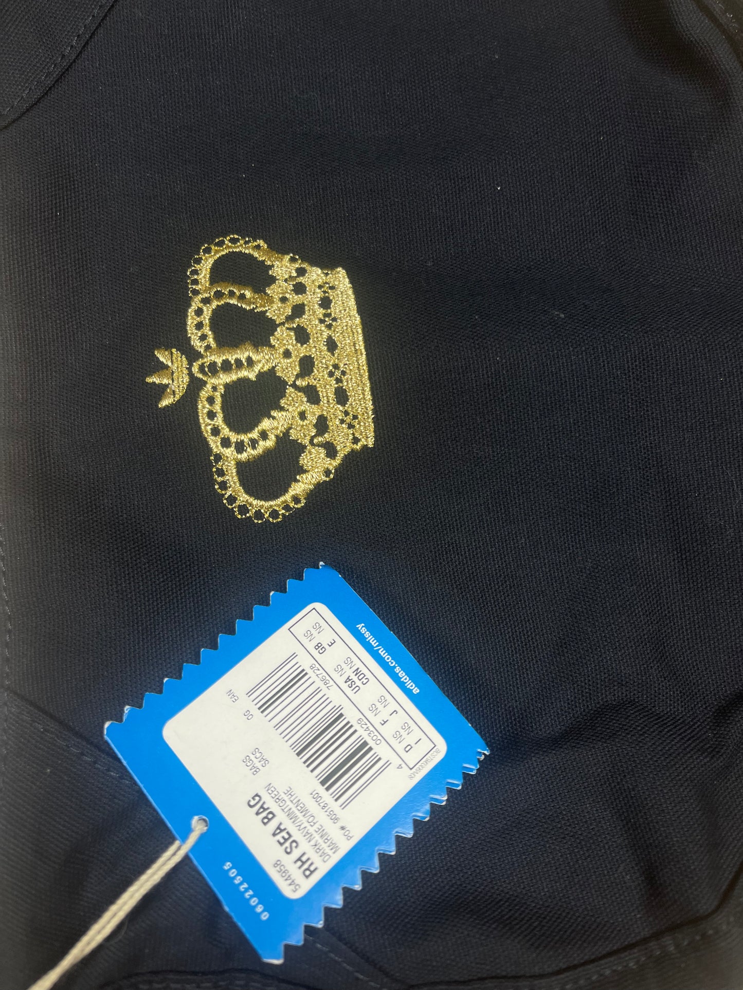 Y2K New Adidas Missy Elliott Respect M.E. RH Sea Bag Cotton Dark Navy  BNWT NOS Deadstock