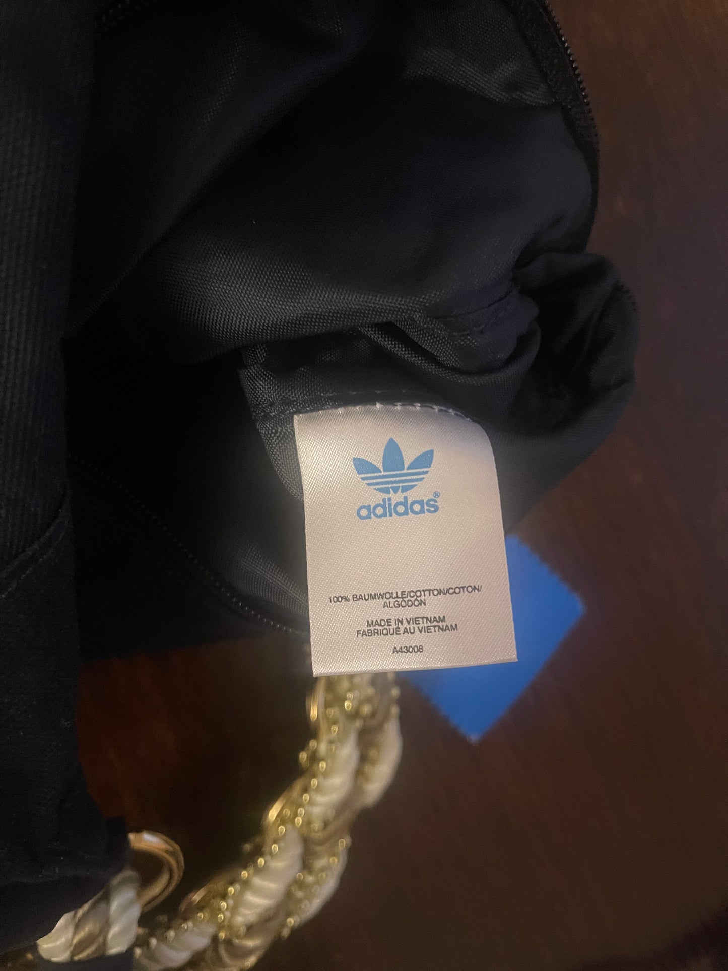 Y2K New Adidas Missy Elliott Respect M.E. RH Sea Bag Cotton Dark Navy  BNWT NOS Deadstock