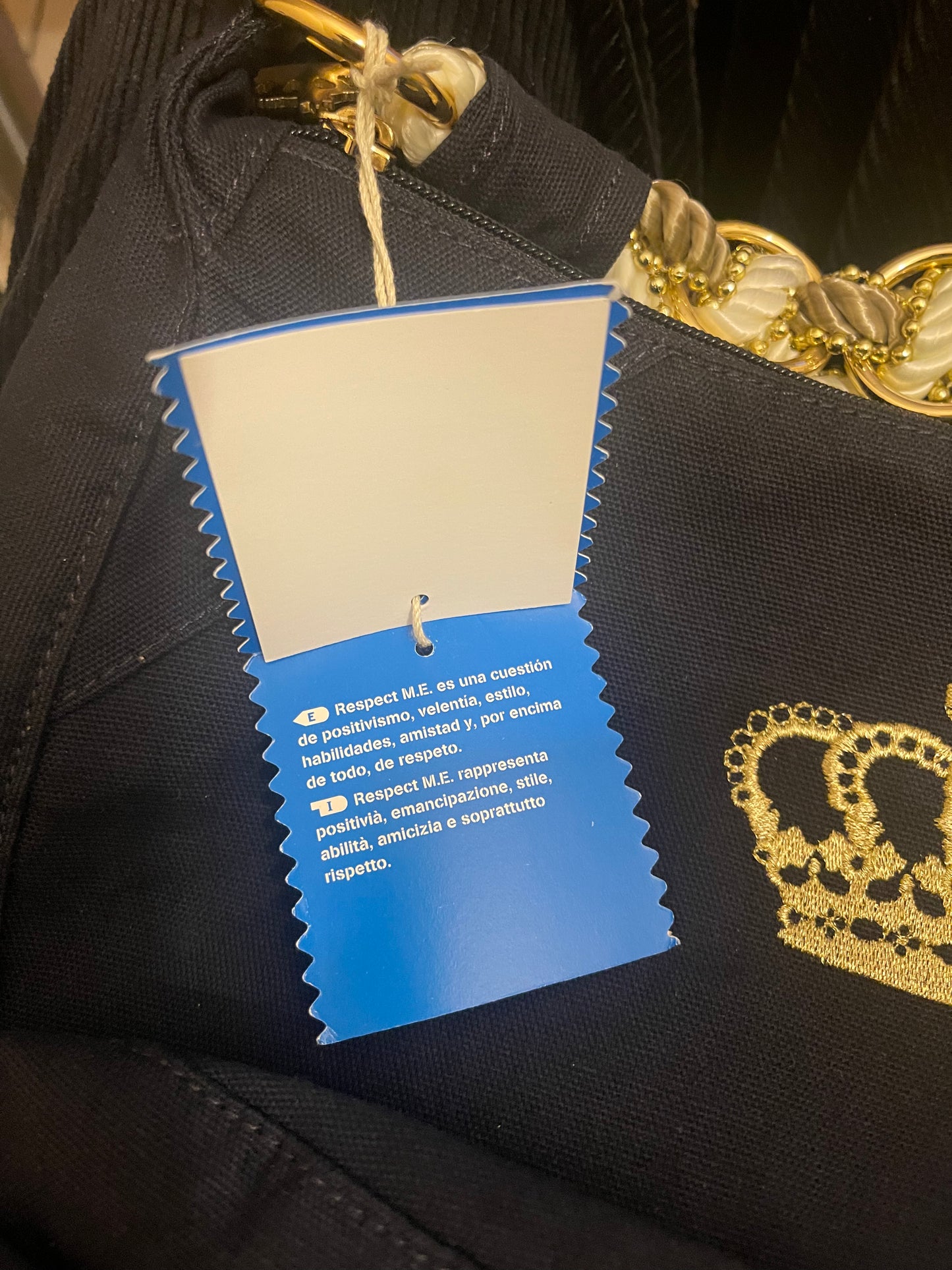 Y2K New Adidas Missy Elliott Respect M.E. RH Sea Bag Cotton Dark Navy  BNWT NOS Deadstock