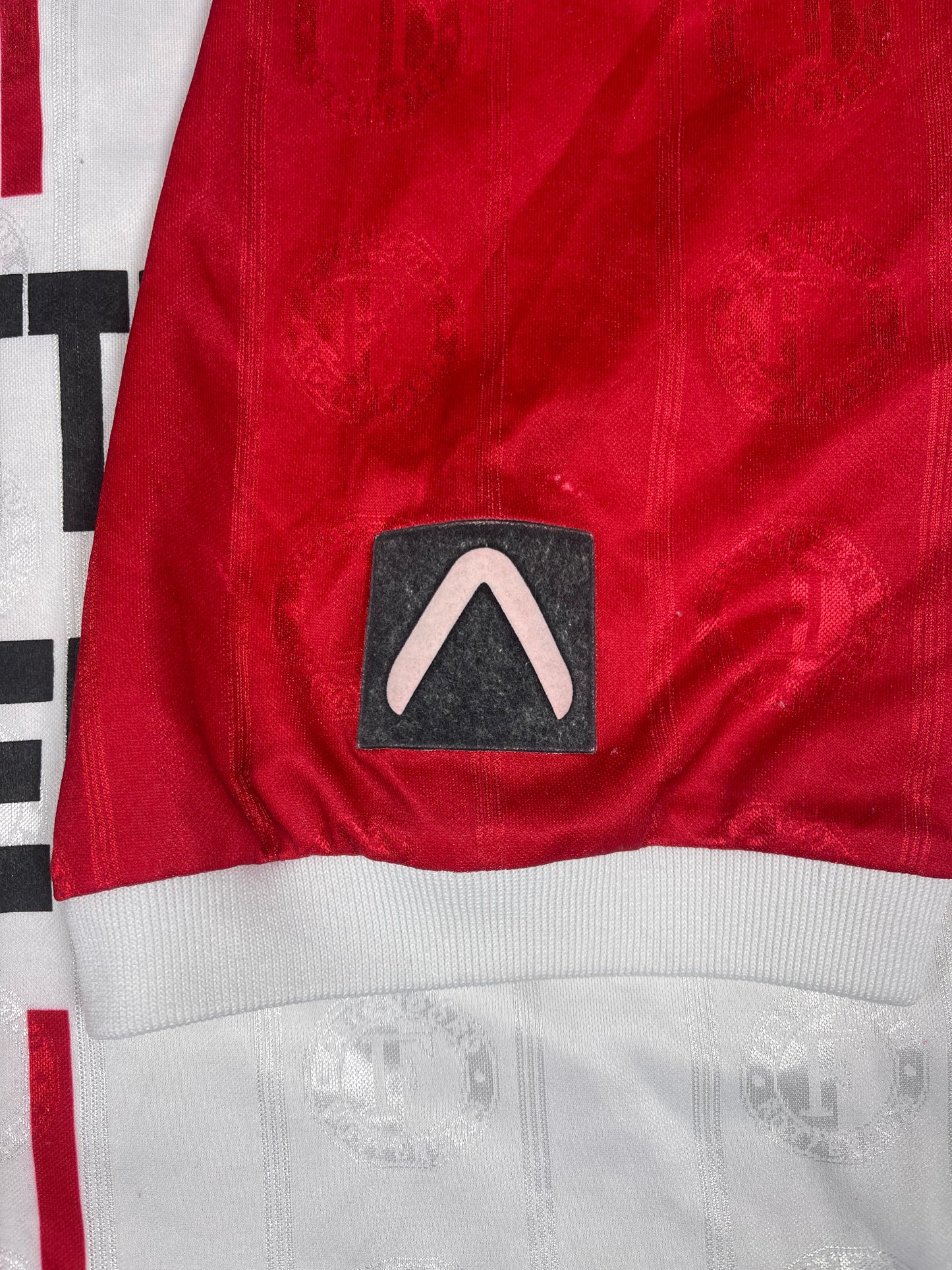 Vintage Feyenoord Rotterdam Adidas 1997 - 1998 Home Football Shirt Stad Rotterdam Verzekeringen Made in UK Size L