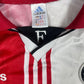 Vintage Feyenoord Rotterdam Adidas 1997 - 1998 Home Football Shirt Stad Rotterdam Verzekeringen Made in UK Size L