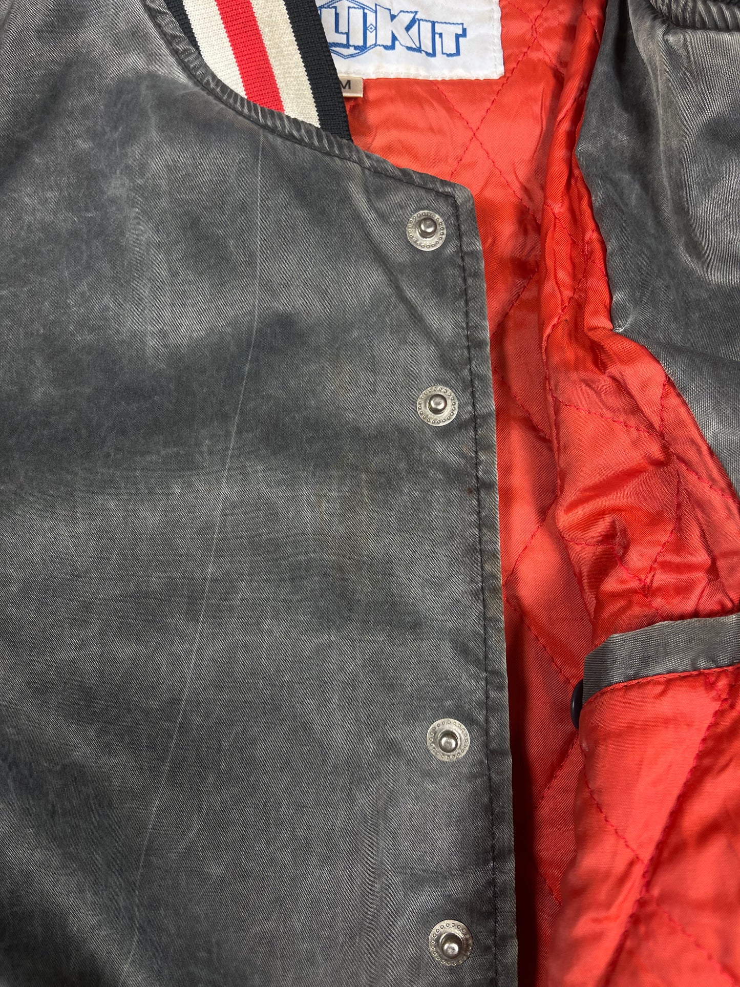 Vintage Archive Rare Grail Ajax Amsterdam Umbro Bomber Jacket 1989 - 1991 Grey Size Boxy  M Made in Korea Nylon Polyester