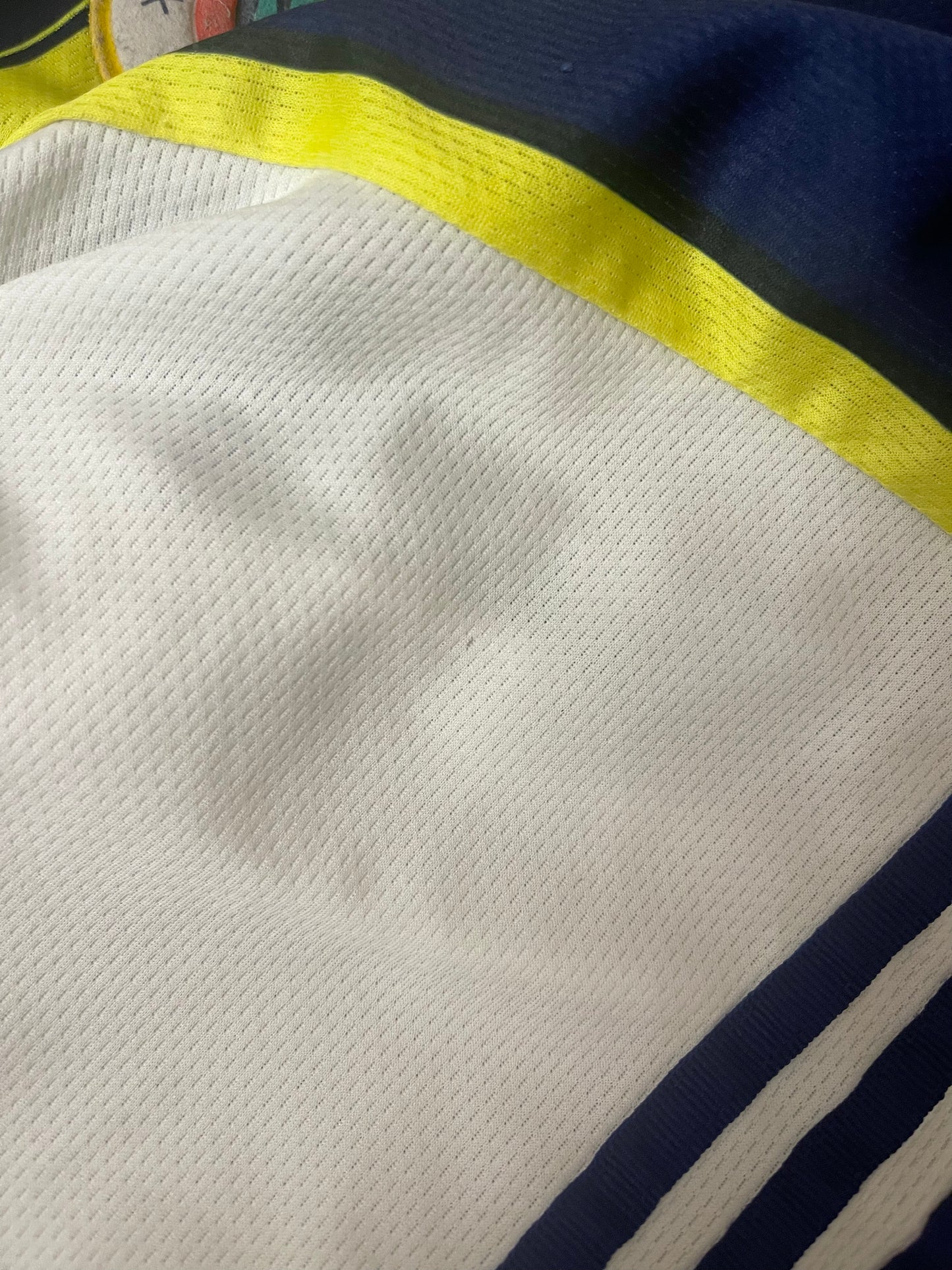 Vintage Fenerbahce Adidas 1998 - 1999 Home Football Shirt Proton 5 * 5 Yellow Blue White Size XL
