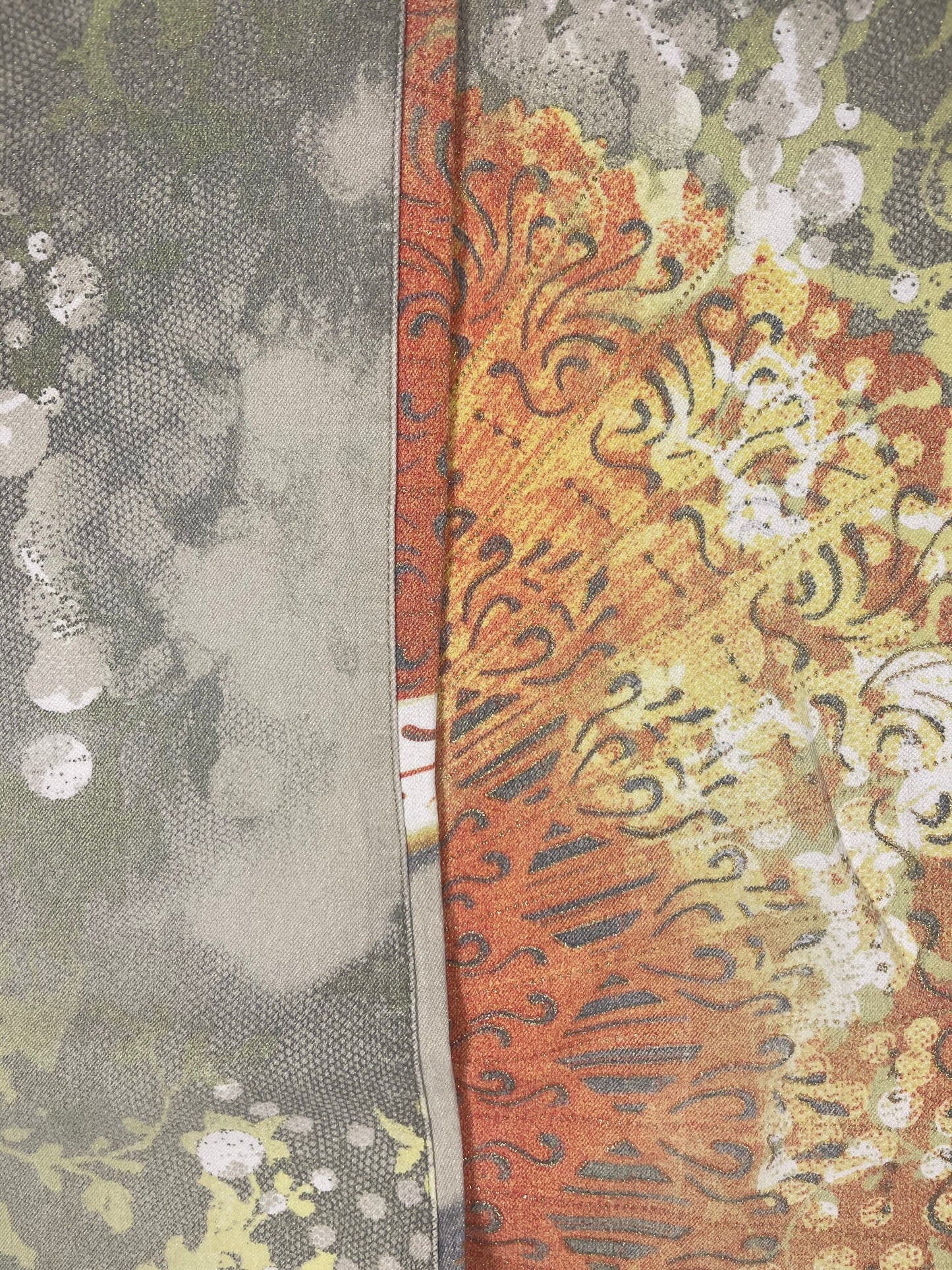 Vintage Y2K Just Cavalli Glitter Baroque Maximalism Jeans Pants Ittierre Size 28 42 Mid Waist Straight Cut Size S