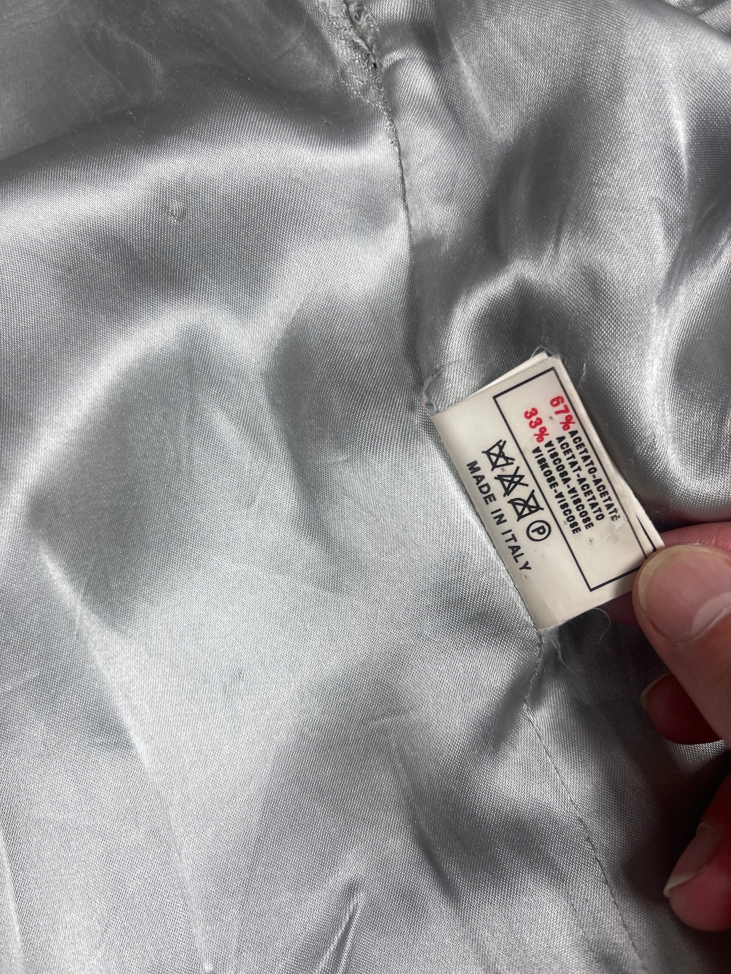 Vintage Y2K Miss Sixty Faux Fur Coat Fluffy Made in Italy Acrylic Nylon Acetate Viscose Size S-M