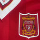 Vintage Liverpool Adidas 1995 - 1996 Home Football Shirt Carlsberg Red Size L