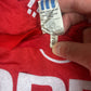 Vintage Rare Bayern Munich Munchen Adidas Home 1989 - 1991 Football Soccer Shirt Long Sleeve Made in West Germany Red Opel Size M