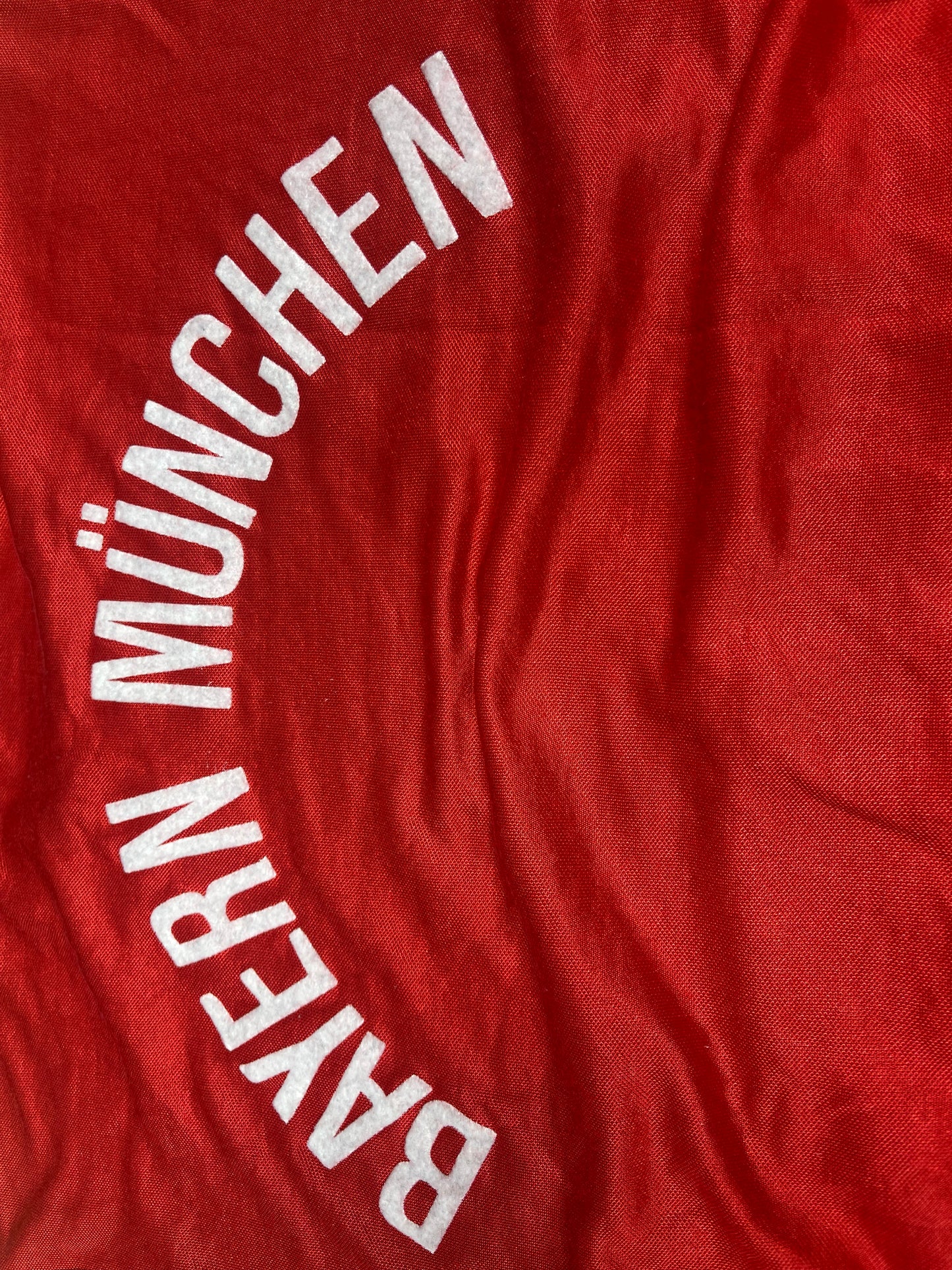 Vintage Rare Bayern Munich Munchen Adidas Home 1989 - 1991 Football Soccer Shirt Long Sleeve Made in West Germany Red Opel Size M