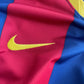 FC Barcelona Nike Home Football 2010-2011 Shirt Size L Red Blue DRI-FIT Unicef